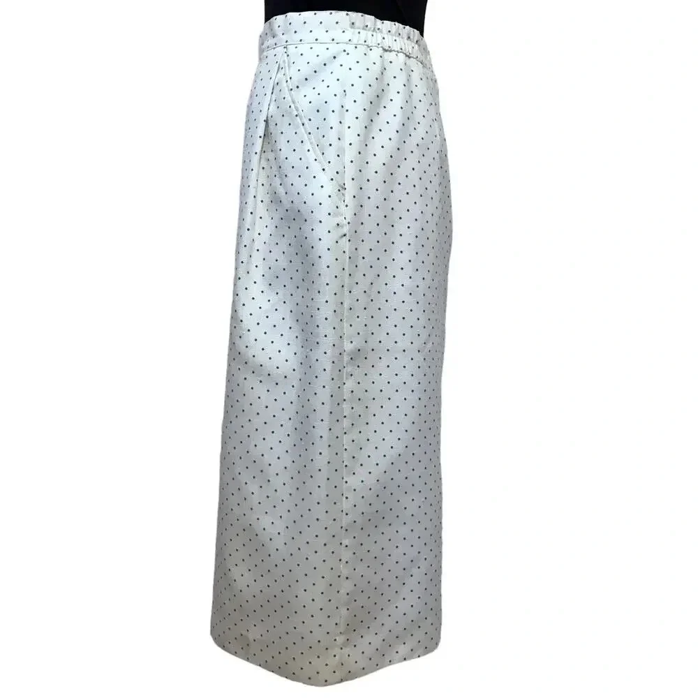 Haberdashery Collection by Personal Polka Dot Vintage Straight Skirt Women 26